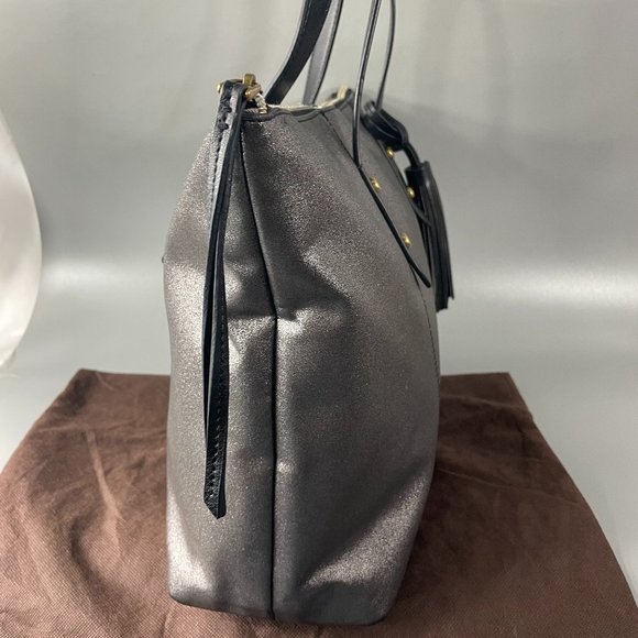 Fossil Silver-Gray Sparkly Tote Bag - Picture 9 of 15